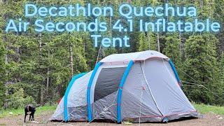 Decathlon Quechua Air Seconds 4.1 Inflatable Tent Reviewed in Colorado Mountains