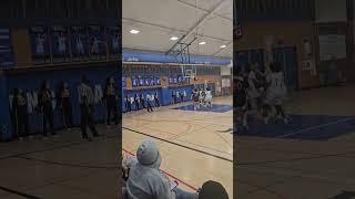 Eric Proctor,  Encinal High School twisted layup vs. Arroyo High School