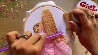 Hair Embroidery Tutorial for Beginners by Knot Your Type