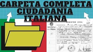 Carpeta de ciudadanía ITALIANA