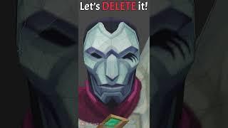 I REMOVED Jhin's mask! #Shorts