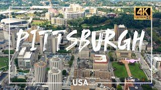 USA- Pittsburgh | Steel City & City of Bridges | CMU Campus | 4K Drone