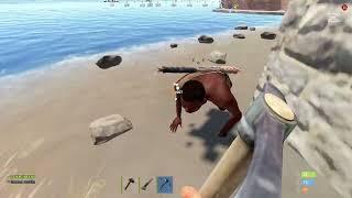 In Rust snowballin with pickaxe for real