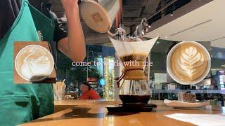 Starbucks Singapore ️  | come to work with me   | cafe vlog