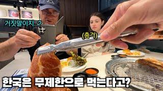 My Italian Dad tries a 14-Euro unlimited Korean BBQ