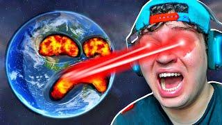 EU DESTRUÍ A TERRA EM 0,017 SEGUNDOS!! (Solar Smash)