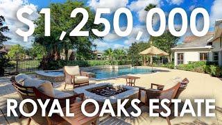 Stunning Estate with Golf Course View in Royal Oaks Country Club