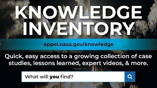 NASA APPEL Knowledge Inventory