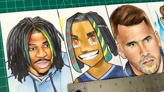 Drawing NBA STARS Compilation! ⭐️