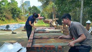 The journey of moving the kitchen outside of the couple KONG & NHAT. Overcoming poverty