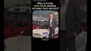 Why is it only Elon Musk leading all major tech sectors? #shortsfeed #usa