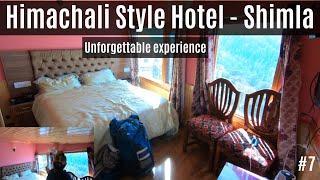 18 dollar pahadi Style Hotel-Shimla || Apple House B&B || Hotel stay in Shimla || Shimla Vlog