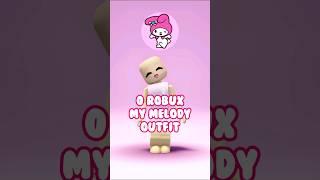 0 ROBUX MY MELODY OUTFIT #roblox #lanahyt #robloxfreeitems