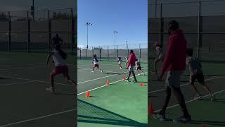 Tennis camp with Coach Dave - Technique and Fitness #tenniscoaching #tennisfitness #juniortennis