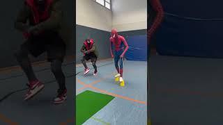 the floor ist lava with (Miles Morales) #shorts