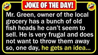  BEST JOKE OF THE DAY! - Mr. Green, owner of the local grocery is stuck with... | Funny Jokes