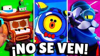  ¿LAS HAZ VISTO? LAS 8 SKINS MAS RARAS DE VER EN BRAWL STARS