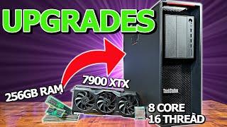 Sleeper PC or Huge Mistake? - Lenovo p520 Gets HUGE UPGRADES!