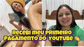 Recebi Meu Primeiro Pagamento do YouTube, saiba quanto eu ganhei .