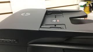 Printing a Test Page HP Officejet Pro 8710 Printer