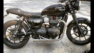 triumph street twin / street short full system / Bugbike shop