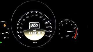 Mercedes Benz C350 S204 (306ps) 7G-Tronic Plus Acceleration / Beschleunigung / Speedometer 0-200km/h