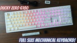 Ducky Zero 6108 Mechanical Keyboard - Full Size And Very Heavy!