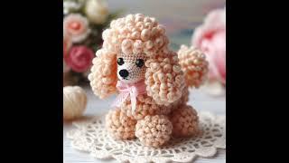 푸들 인형(a poodle doll) #인공지능 #코바늘 #푸들 #인형 #푸들인형 #코바늘인형 #ai #craft #crochet #poodle #dog #puppy #doll