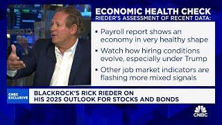 BlackRock's Rick Rieder: Unless employment starts to soften, rates aren't going to come down