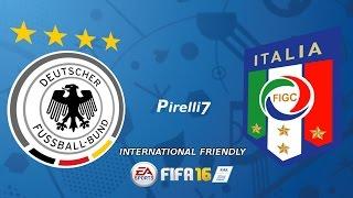 FIFA 16 Predicts: Germany vs Italy |International Friendly| Legendary Difficulty - by Pirelli7