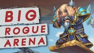 BIG ROGUE ARENA - Nobody Expects This Much Lategame | Rastakhan's Rumble | Hearthstone