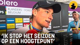 Mathieu van der Poel pakt nieuwe wereldtitel: “Ik stop het seizoen op een hoogtepunt”