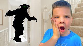 CRAZY GOBLIN TROLLS REWIND! Giant Forest Troll in OUR HOUSE, Scary TROLL MOVIE w/ Aubrey and Caleb!