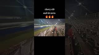 chevy s10 and 66 Nova @ mobile international dragway #dragracing #shorts #youtubeshorts #carculture