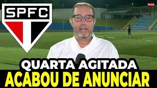 QUARTA AGITADA NO SÃO PAULO! TORCIDA VAI A LOUCURA! NOTICIAS DO SÃO PAULO HOJE