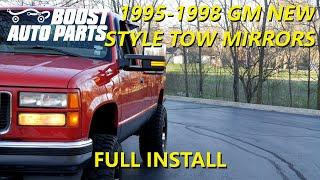 Full Tow Mirror Install: (1995-1998) C/K Trucks - Boost Auto Parts