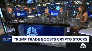 Trump Trade boosts crypto stocks