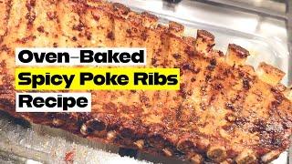 Oven-Baked Spicy Poke Ribs: The Ultimate Well-Seasoned Recipe! #spicerally