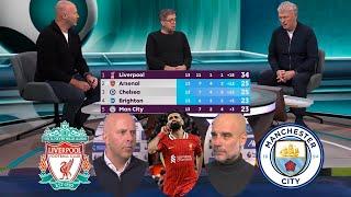 MOTD Liverpool vs Man City 2-0 Pundits Review The Title Race Arne Slot And Pep Guardiola Interview