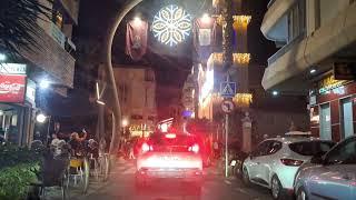 Torrevieja Drive Through With Christmas Lights 2024