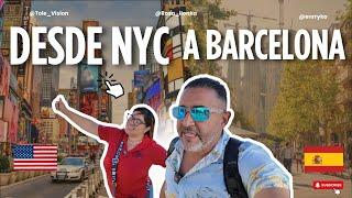 Así Fue Nuestro Viaje Desde New York City A Barcelona España!