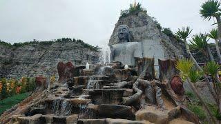 Buddha images majestic of Suphan Buri Province in Thailand 