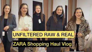 Unfiltered Raw ZARA UK  SHOPPING HAUL | Husband’s Reaction | Plans Revealed For The New Year 2025