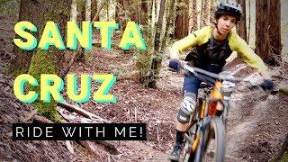 Mountain Biking the Soquel Demonstration Forest, Santa Cruz, California