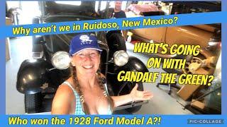 What’s going on with Gandalf the green? Why we’re not in Ruidoso, New Mexico & who won the Model A