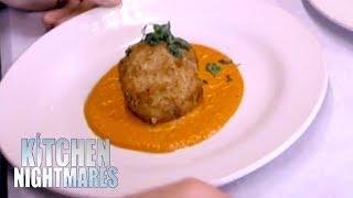 Gordon Ramsay Tries An 'Award Winning' Crab Cake | Kitchen Nightmares