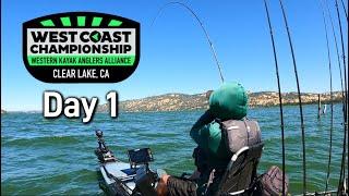 Catching my biggest limit EVER in a tournament, Day 1 West Coast Championship