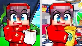 $1 vs $1,000,000 STARBUCKS in Minecraft!