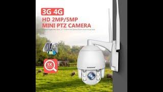 BOAVISION 4G Wireless Mini PTZ Dome Camera. BOAVISION 4G Беспроводная мини PTZ купольная камера