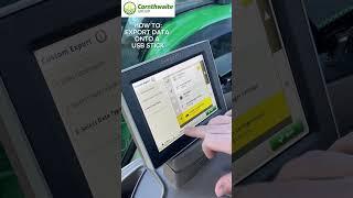 How To Export Data onto a USB From a John Deere Display | Precision Ag | Cornthwaite Group